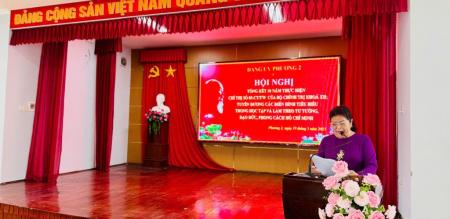 PHƯỜNG 2 TỔNG KẾT 10 NĂM THỰC HIỆN CHỈ THỊ SỐ 05-CT/TW VÀ 05 NĂM THỰC HIỆN KẾT LUẬN 01-KL/TW CỦA BỘ CHÍNH TRỊ PHƯỜNG 2 TỔNG KẾT 10 NĂM THỰC HIỆN CHỈ THỊ SỐ 05-CT/TW VÀ 05 NĂM THỰC HIỆN KẾT LUẬN 01-KL/TW CỦA BỘ CHÍNH TRỊ